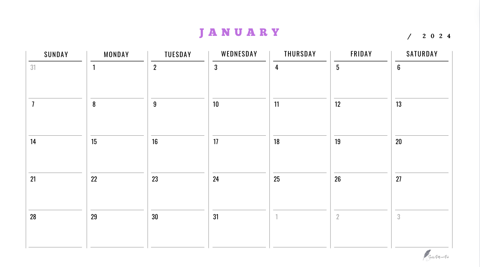 Free Printable Planners